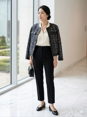 WHBM Tweed Sweater Jacket. 21ptp